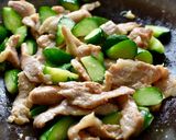 塔香肉片炒黃瓜的食譜步驟4照片