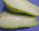 Foto langkah ke 1 dari resep Agar Nutrijel Labu Siam Sehat Rasa Melon dan Coklat.