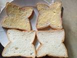 Bánh sandwich bơ sữa ăn sáng bước làm 2 hình