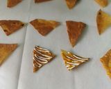 A picture of step 2 of Leftover Roti Nachos.