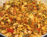 A picture of step 2 of Pigeon Peas and Cauliflower Shaak ફ્લાવર તુવર દાણા નું શાક.