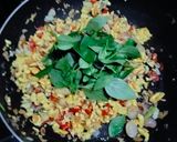 Foto langkah ke 6 dari resep Tumis Telor (rebon + kemangi).