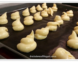 Foto del paso 6 de la receta: Profiteroles (masa o pasta choux)