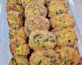 Foto langkah ke 4 dari resep Tofu Cake with Carrot and Spinach.