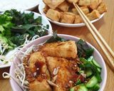Hình bước làm 2 của món Bún đậu hủ nước tương
