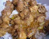 A picture of step 4 of Chicken Biryani 😋😋.