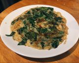 A picture of step 3 of Thai Basil Omelet.