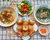 Hình bước làm 5 của món Bữa cơm đơn giản