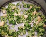 A picture of step 3 of Broccoli soup.