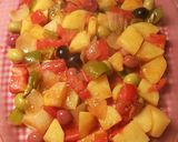 Foto del paso 16 de la receta Chicharro al horno, con cazuela de verduras y olivas