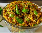 A picture of step 9 of Rajasthani Mirchi Ka Kutta.