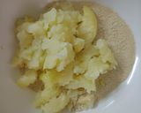 A picture of step 1 of Kuttu sago cutlet.