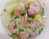 Hình bước làm 3 của món Su hào hầm xương