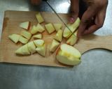A picture of step 1 of Apple Grapes Smoothie.