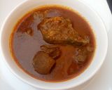 A picture of step 5 of Dried okro soup.