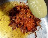 A picture of step 2 of Achaari Baingan.