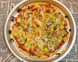 Hình bước làm 4 của món Pizza Hải Sản