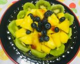 Foto del paso 2 de la receta: Ensalada de piña con kiwi y arándanos !