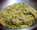 A picture of step 1 of Kofta Kabab.