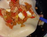 Foto del paso 8 de la receta: Empanadas vegetarianas de "no pollo", huevo y aceitunas