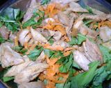 Foto del paso 8 de la receta: Ensalada con pollo para celiacos