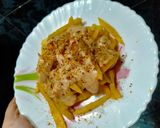 A picture of step 7 of Cheesy saucy fries🍟.