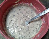 Foto langkah ke 3 dari resep Bolu kukus tape ketan hitam no mixer.