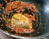 A picture of step 3 of Parwal or Point Gourd Kasha.