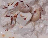A picture of step 2 of Nawabi paneer (no oil,garlic,onion).