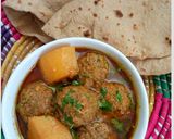 A picture of step 6 of Aloo Koftay.