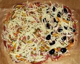 Pas rețetă Pizza rapidă🍕-fără dospire 3 fotografie