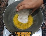 A picture of step 2 of Matar Paneer 📌.