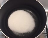 A picture of step 1 of Crème Caramel.
