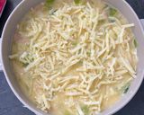 A picture of step 2 of Tuna and Leek Quiche.