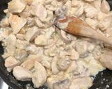 Une image de l'étape 5 de Poulet Alfredo.