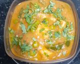 A picture of step 6 of Paneer- matar - capsicum vegetable.