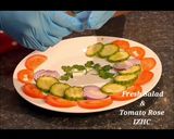 A picture of step 1 of 🍅🌹Carving a Tomato Rose🌹🍅.