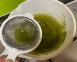 A picture of step 2 of Japanese Matcha Agar Jelly.