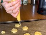 Кураб‘є з малиновою начинкою🤤