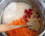 Foto del paso 4 de la receta: Pan de coco, cerezas y zanahoria