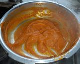 A picture of step 2 of Alphonso Mango burfi.