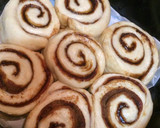 A picture of step 4 of Air-Fried Brown Sugar Cinnamon Rolls.
