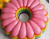 Foto langkah ke 7 dari resep Rainbow pudding.
