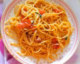 A picture of step 6 of Spaghetti pasta Italiano.
