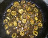 A picture of step 5 of Khatta Meetha Karela.