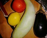 صورة لخطوة 1 من وصفة يخنة دجاج بالخضار 🍗🍆🥬🧅🍅
