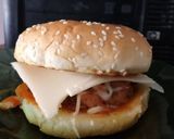 Foto langkah ke 6 dari resep Burger Patty Kornet.