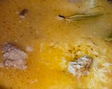 A picture of step 4 of Mutton yakhni pulao.