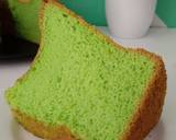 Pandan Chiffon Cake langkah memasak 11 foto