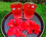 A picture of step 3 of Hibiscus Honey Lemon Tea.
